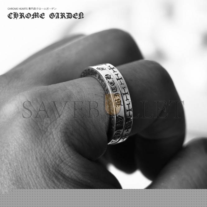 CHROME HEARTS 3MM THE ROLLING STONES B*TCH SPACER RING