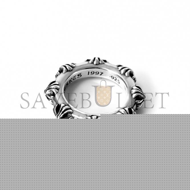 CHROME HEARTS CROSS BAND RING