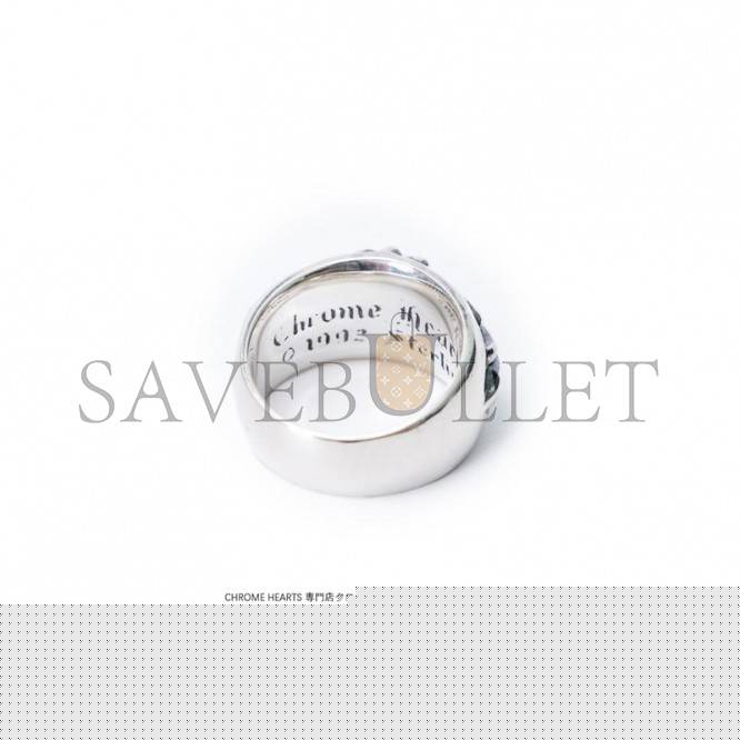 CHROME HEARTS FLORAL CROSS RING