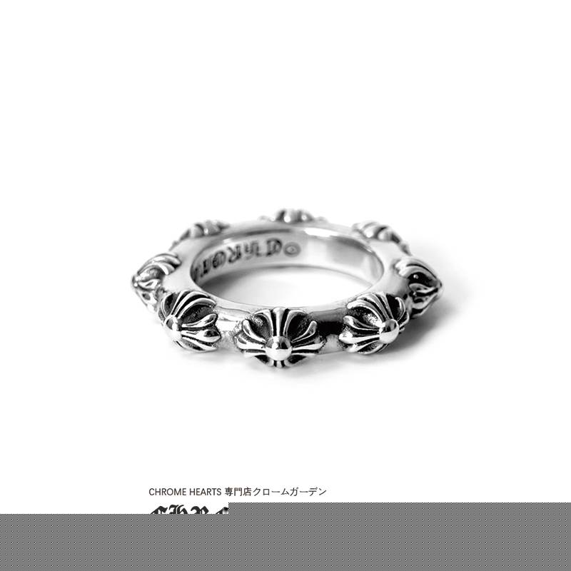 CHROME HEARTS CROSS BAND RING