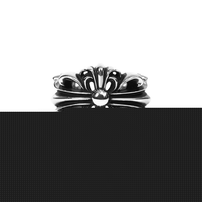 CHROME HEARTS DOUBLE FLORAL RING