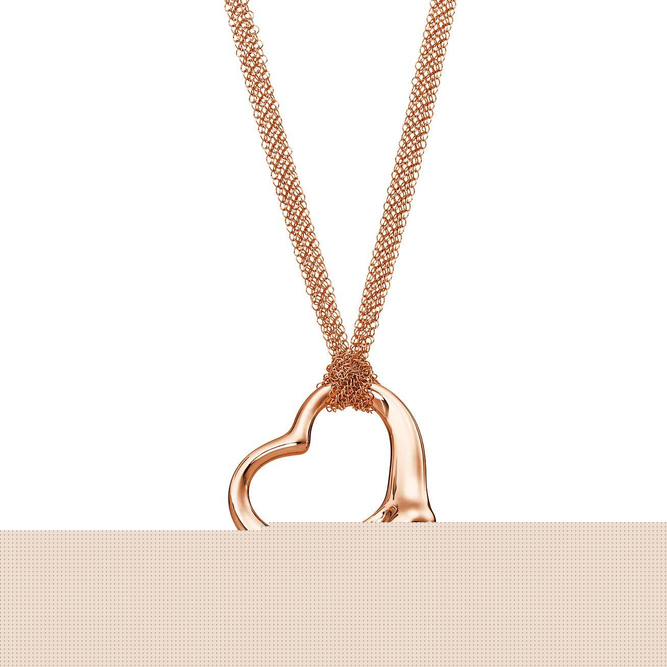 T*f*ny  elsa peretti® open heart mesh pendant