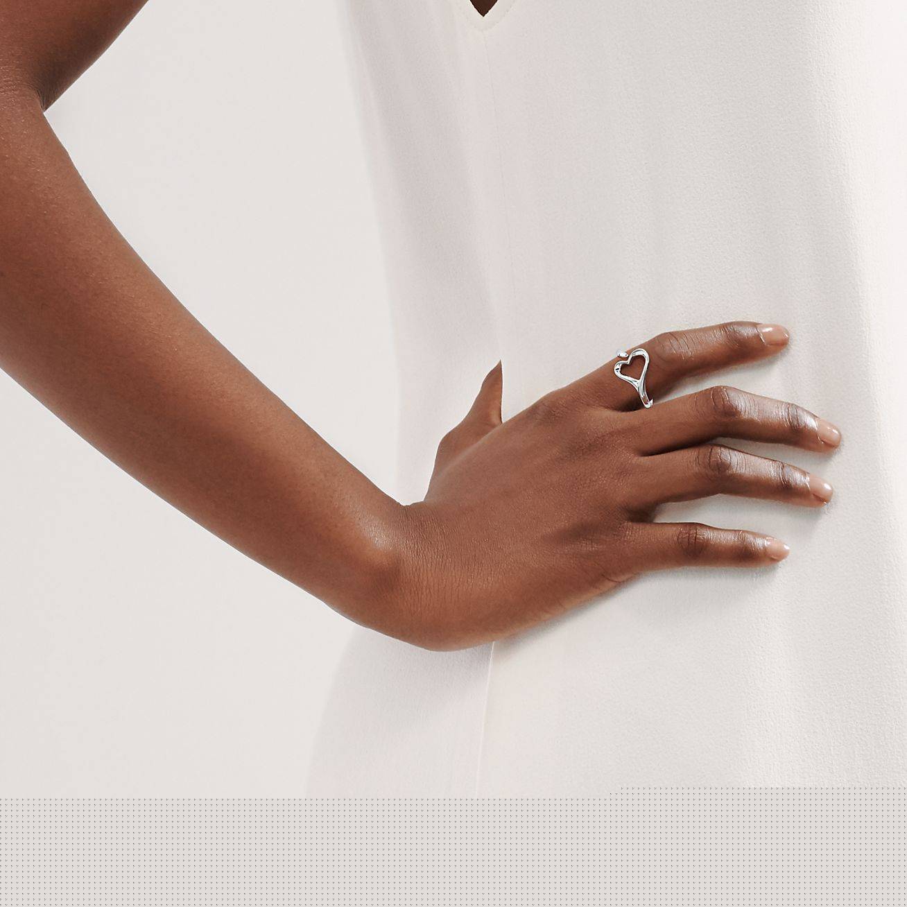 T*f*ny  elsa peretti® open heart ring