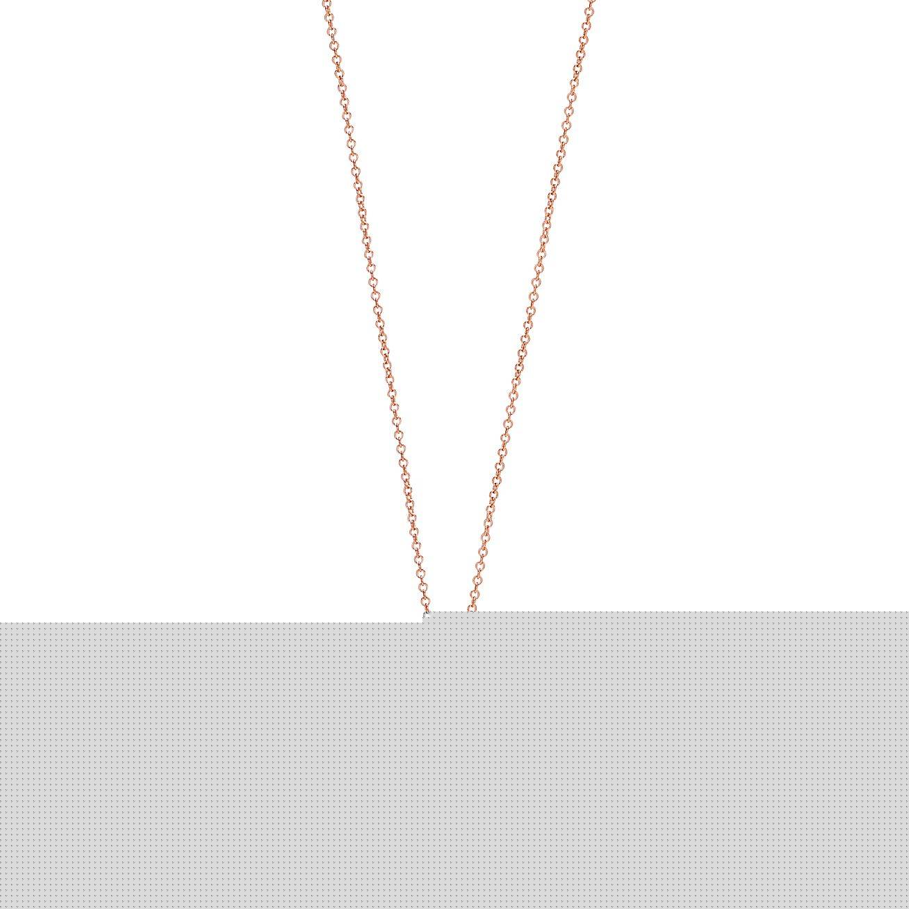 T*f*ny  palomas graffiti small hashtag pendant in 18k rose gold, 16
