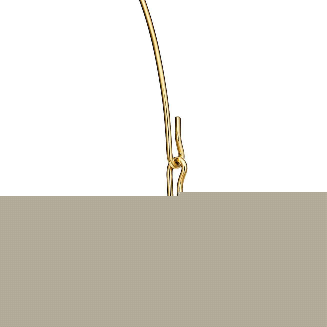 T*f*ny elsa peretti® bean® design wire necklace in gold with pavÉ diamonds, 20 mm