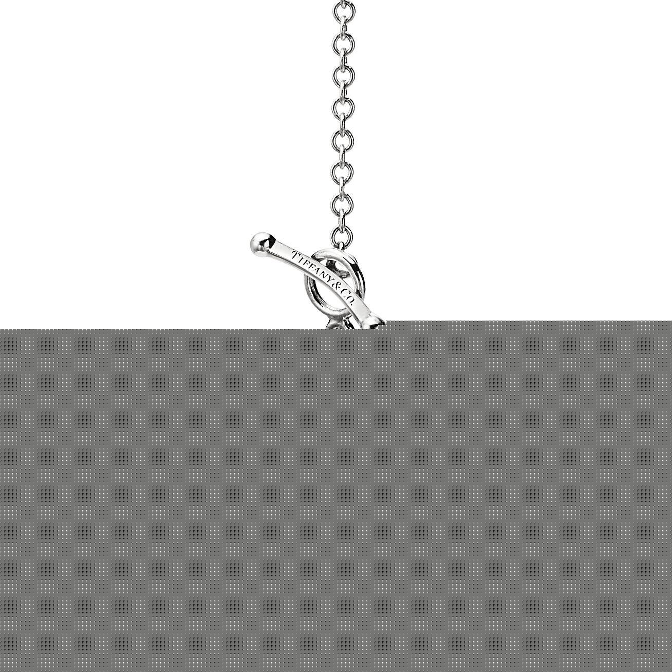 T*f*ny  elsa peretti® diamonds by the yard® sprinkle necklace in platinum with diamonds