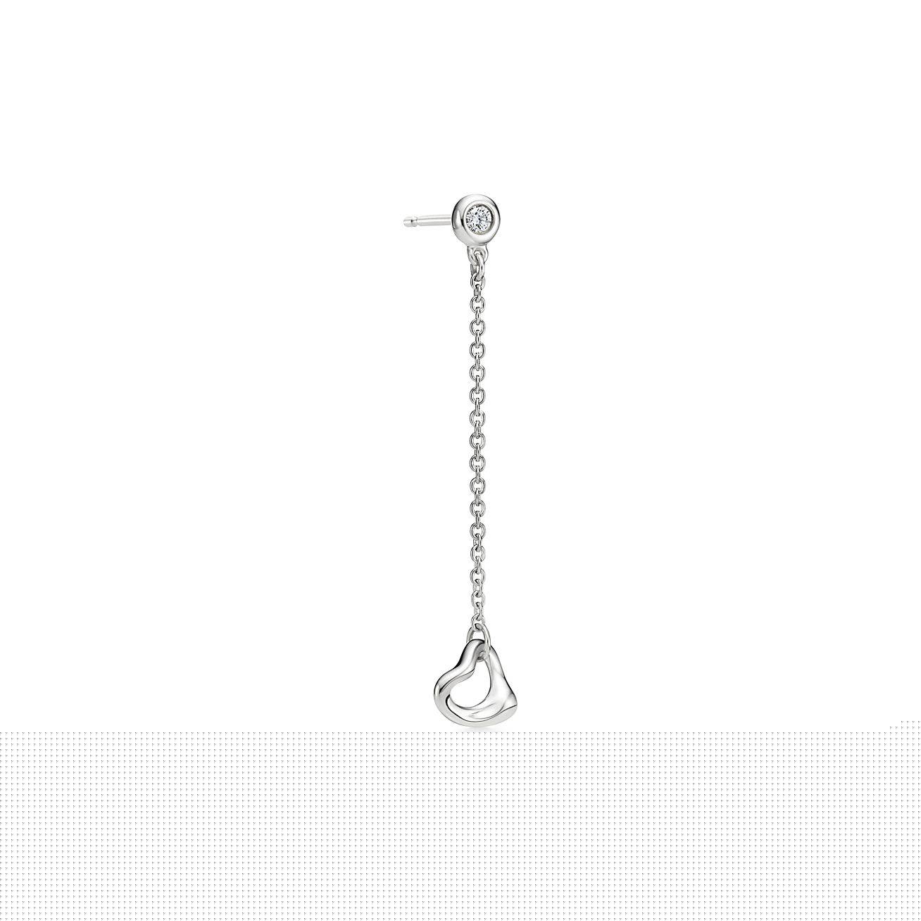 T*f*ny  elsa peretti® diamonds by the yard® open heart earrings
