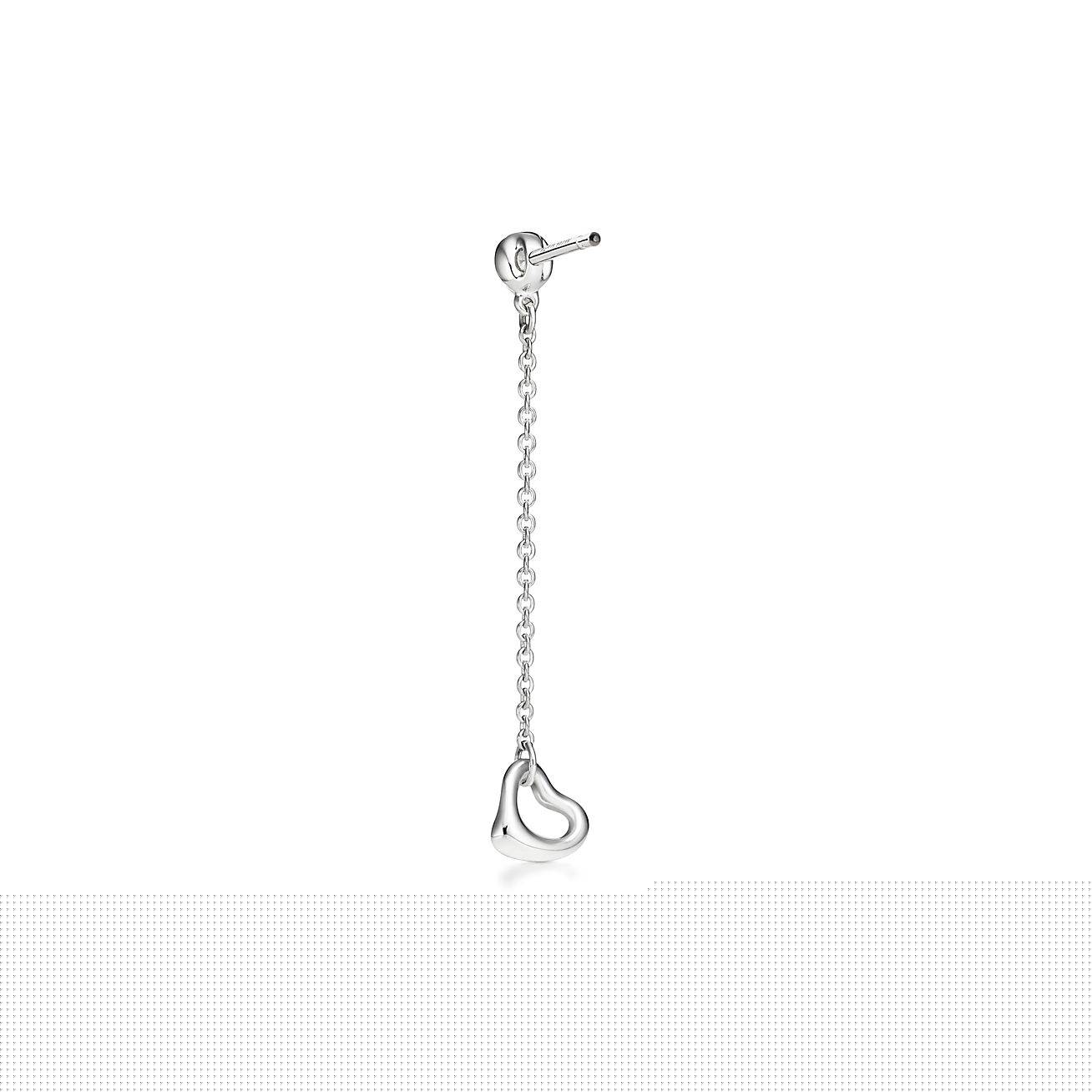 T*f*ny  elsa peretti® diamonds by the yard® open heart earrings