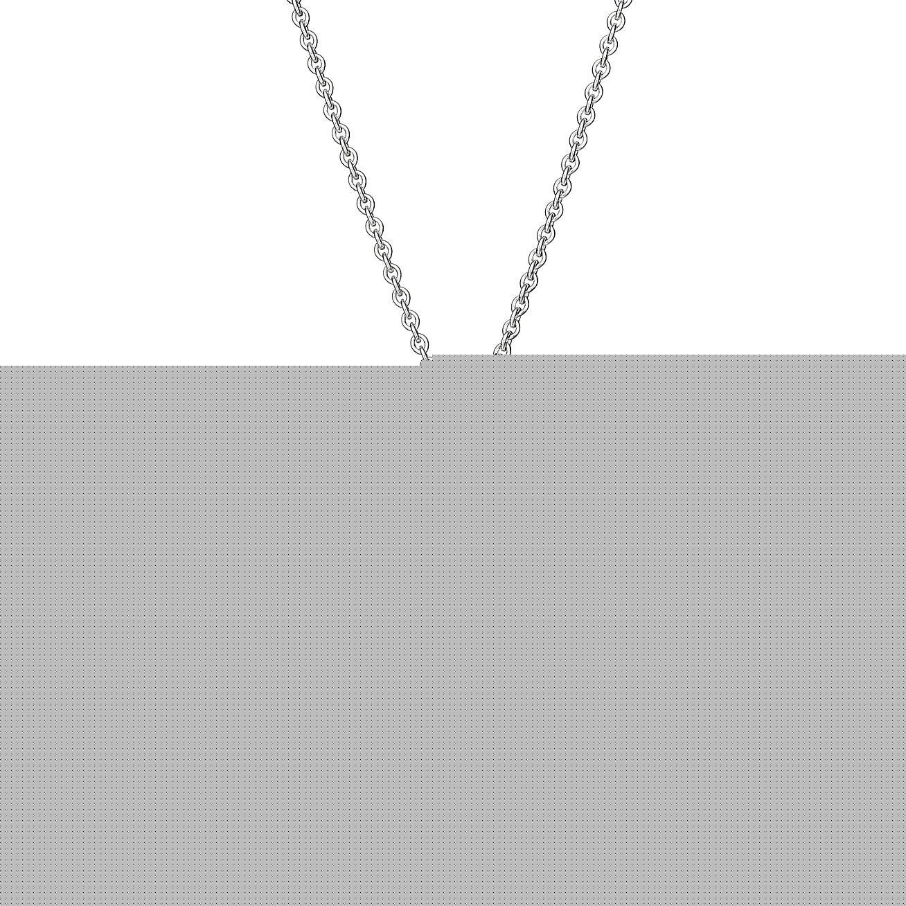 T*f*ny  elsa peretti® open heart lariat necklace in silver, 16 mm
