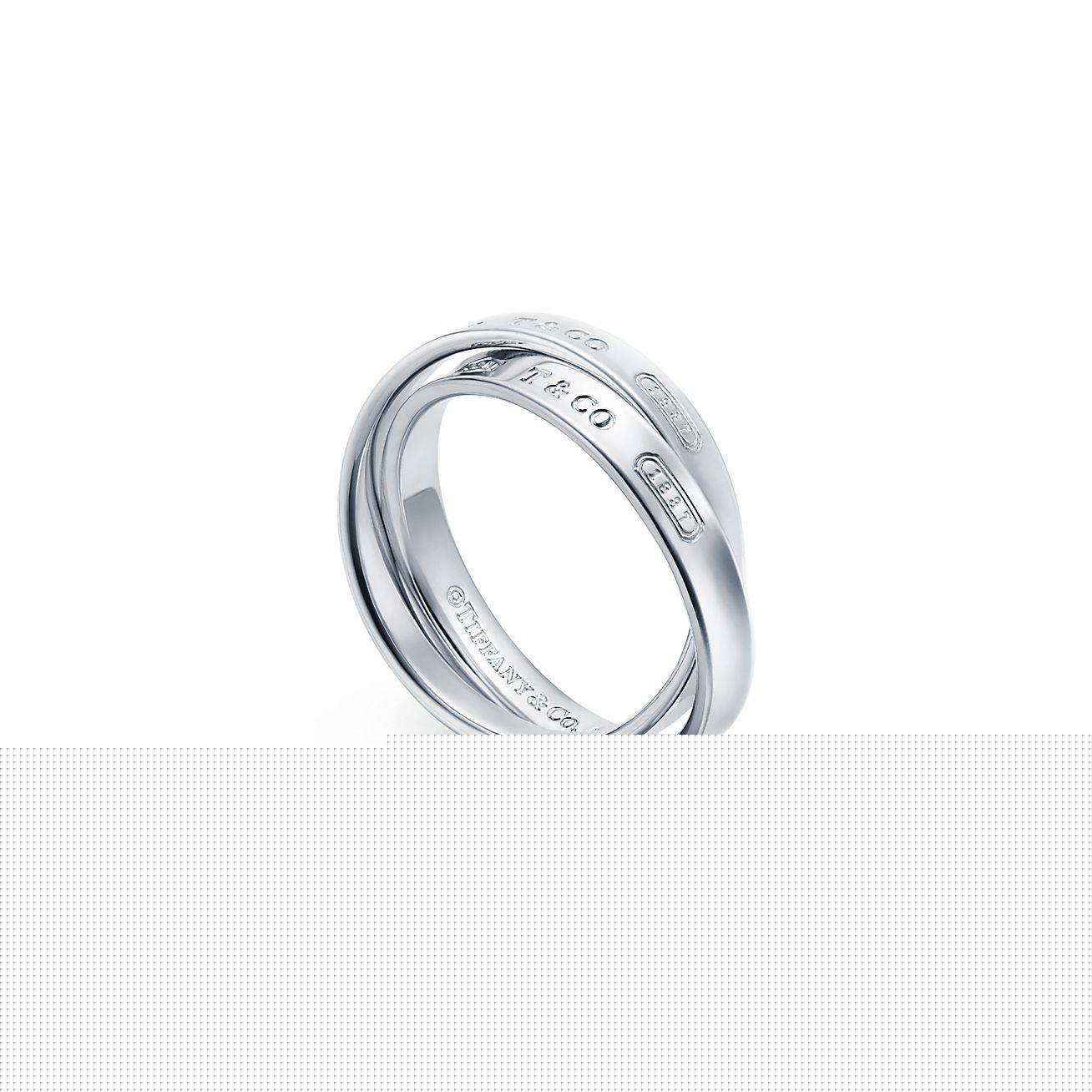 T*f*ny 1837® interlocking circles ring in silver