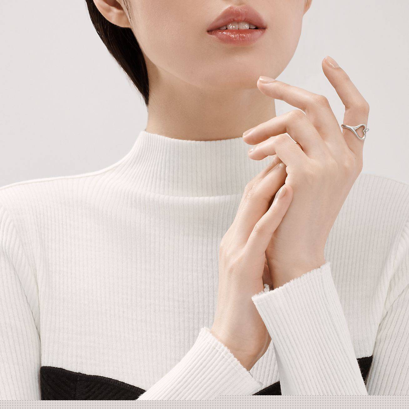 T*f*ny  elsa peretti® open heart ring