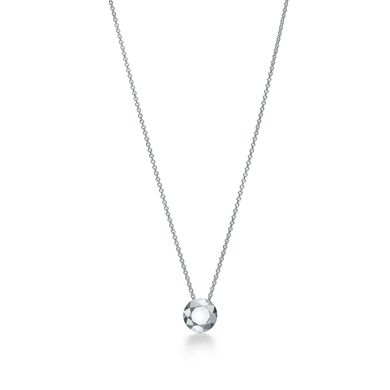 t*f*ny elsa peretti® 2 carat F**eted pendant in silver