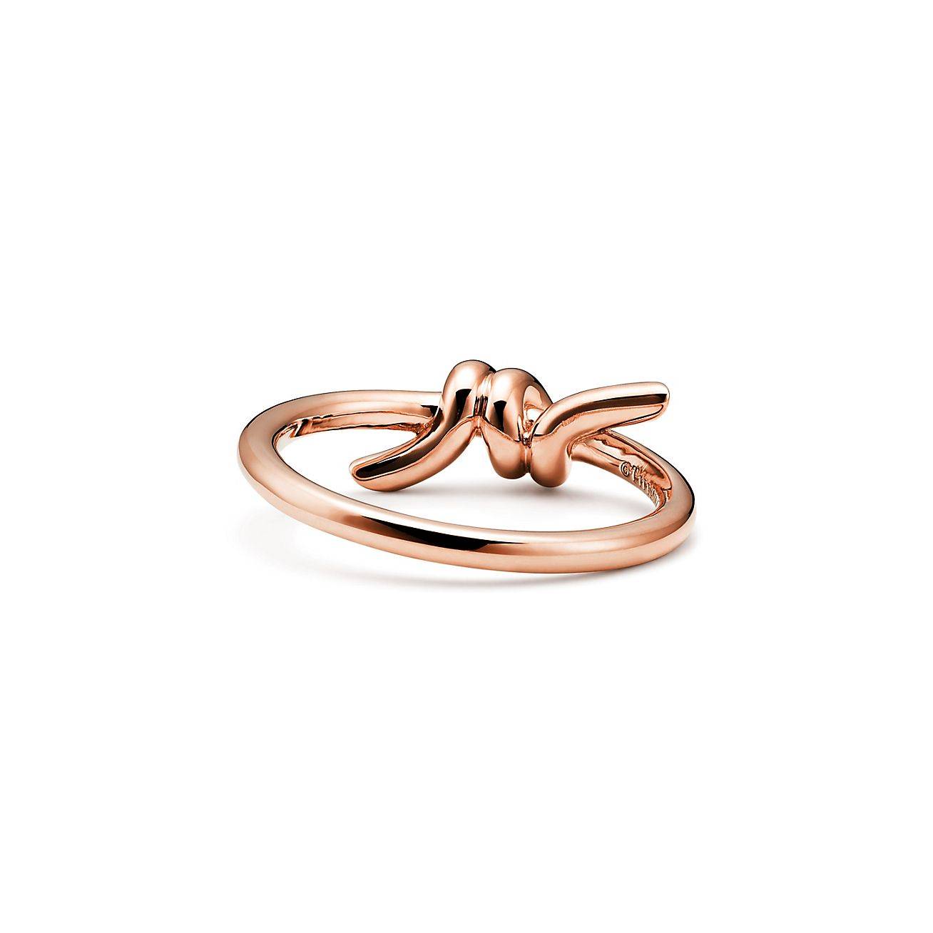 T*f*ny knot ring in rose gold