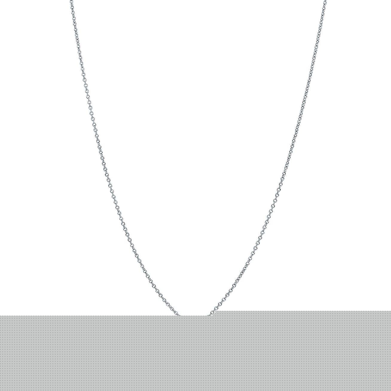 T*f*ny  elsa peretti® diamonds by the yard® single diamond pendant in platinum