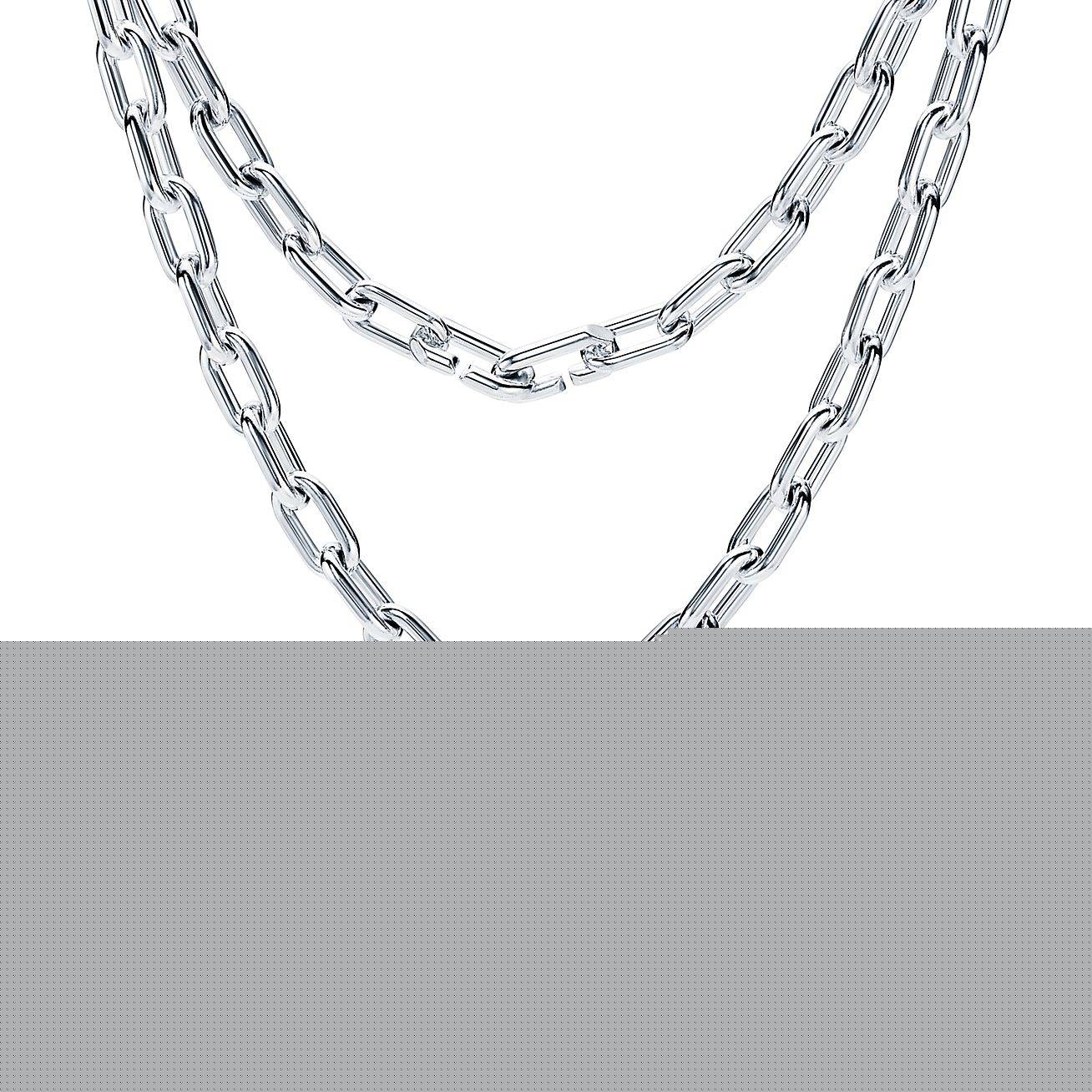 T*f*ny hardwear freshwater pearl necklace in sterling silver, 32