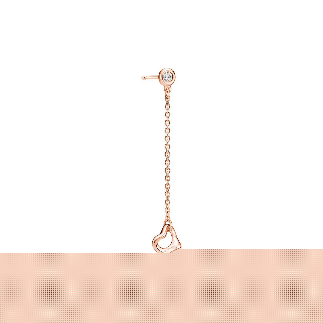 T*f*ny  elsa peretti® diamonds by the yard® open heart earrings
