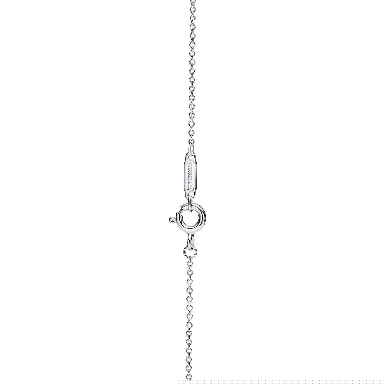 T*f*ny return to T*f*ny® double heart tag pendant in silver, mini