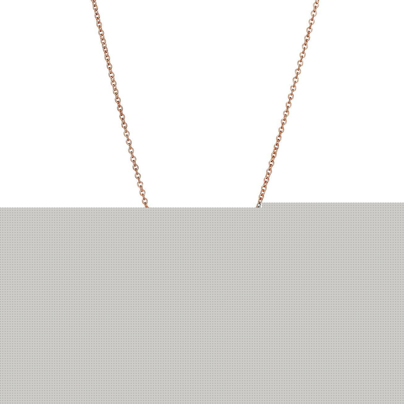 T*f*ny elsa peretti® bean® design pendant in rose gold, 6.5 mm