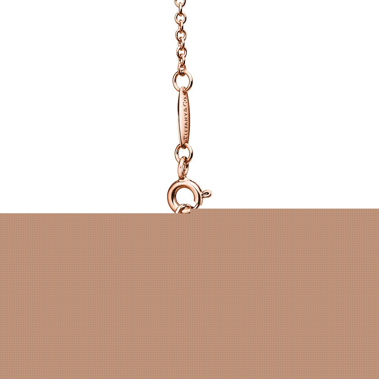 T*f*ny elsa peretti® bean® design bracelet in rose gold, 9 mm