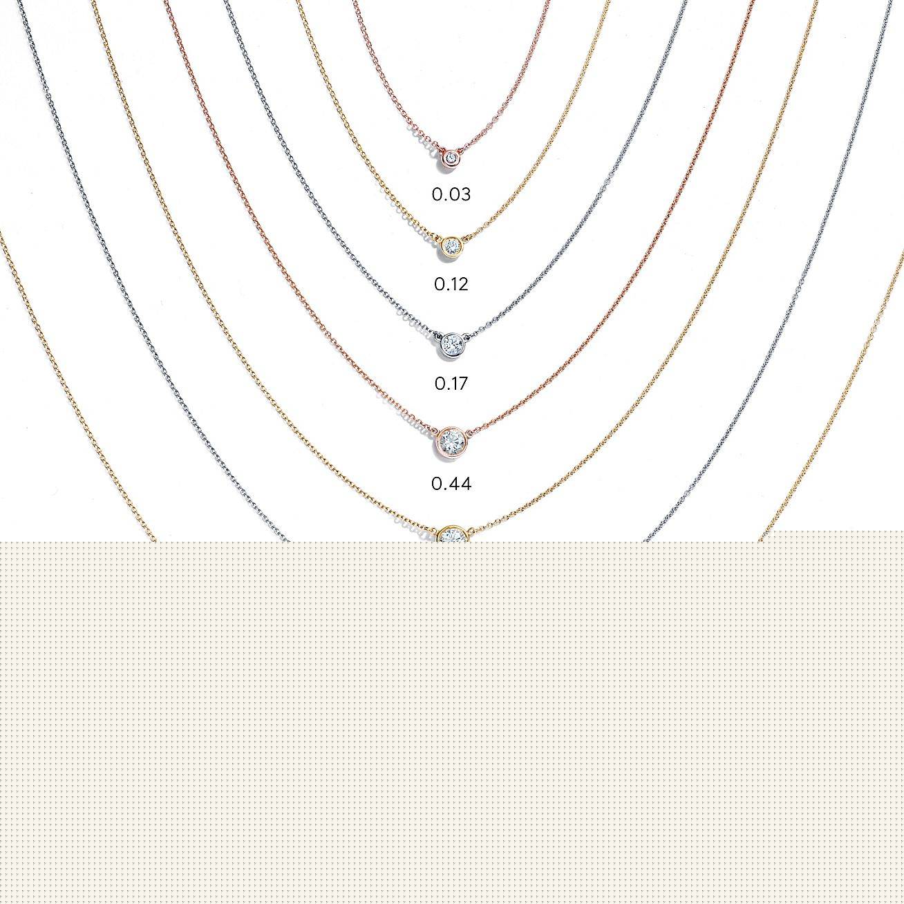 T*f*ny  elsa peretti® diamonds by the yard® single diamond pendant in silver
