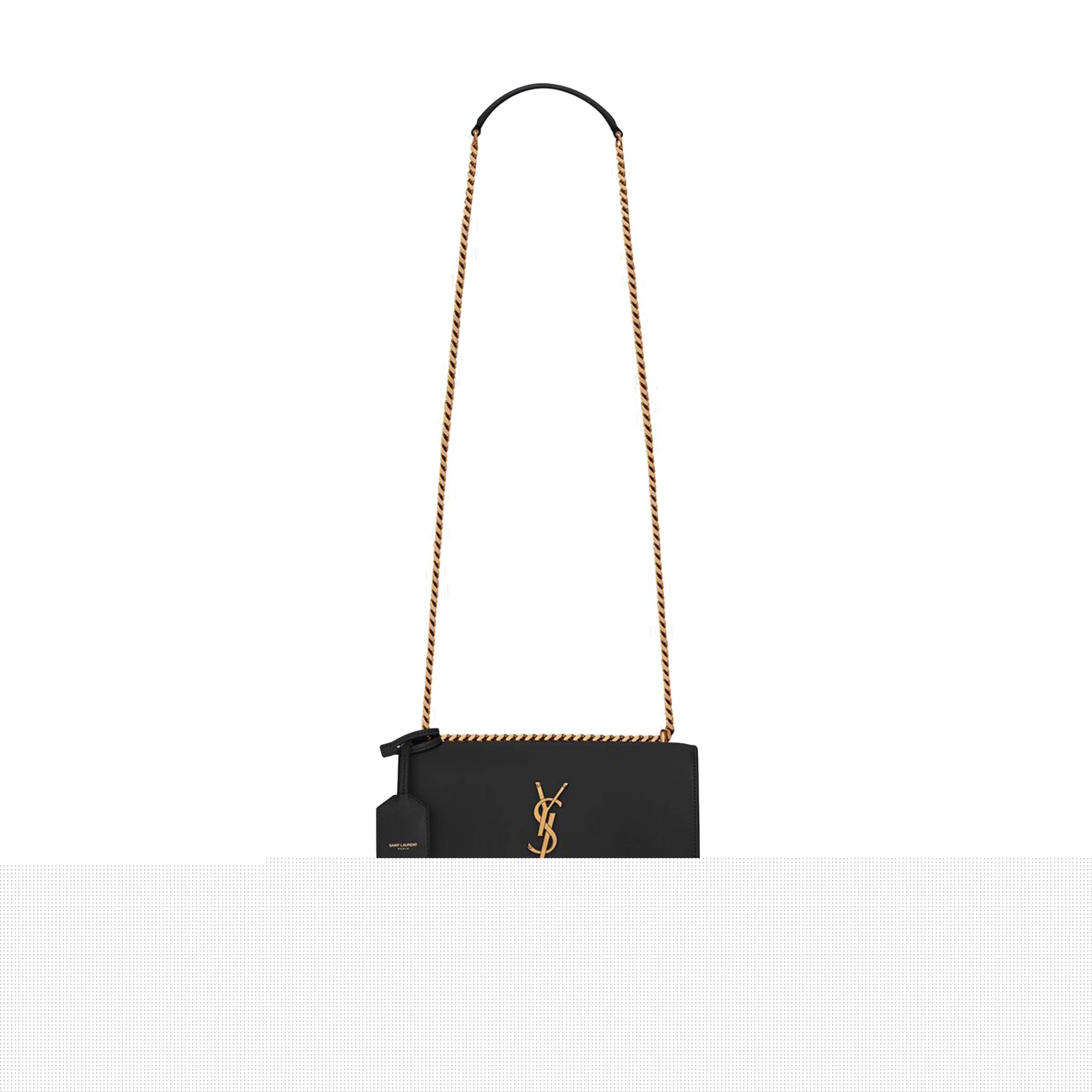 YSL SUNSET MEDIUM CHAIN BAG IN SMOOTH LEATHER 442906D420W1000 (22*16*6.5cm)