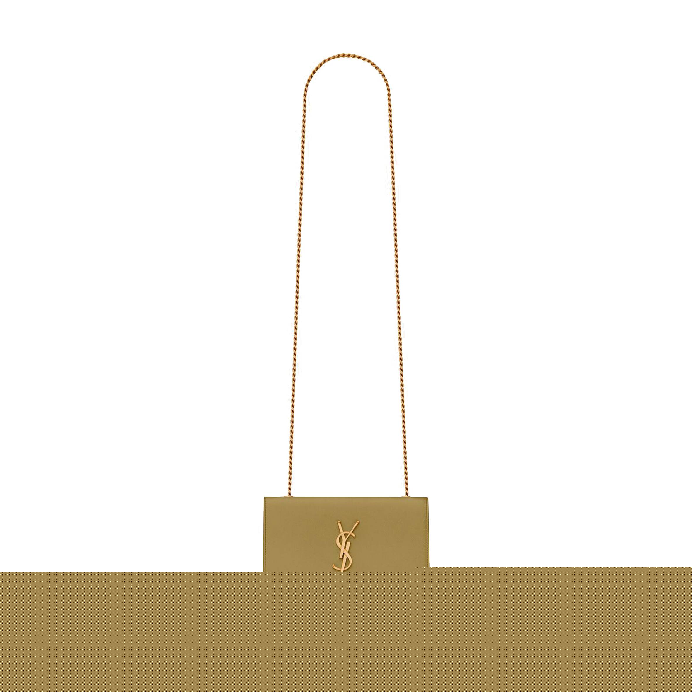 YSL KATE SMALL CHAIN BAG IN GRAIN DE POUDRE EMBOSSED LEATHER 469390BOW0W3321 (20*12.5*5cm)