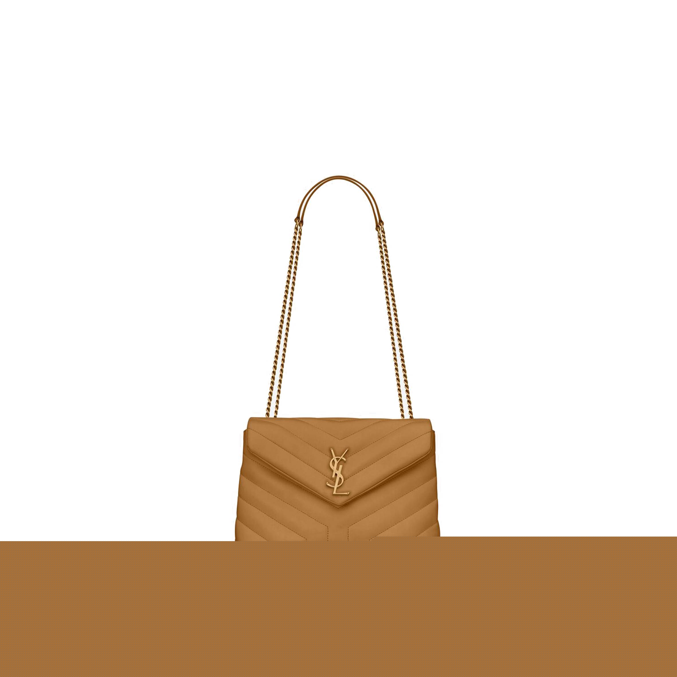 YSL LOULOU SMALL CHAIN BAG IN QUILTED LEATHER 494699DV7272516 (23*17*9cm)