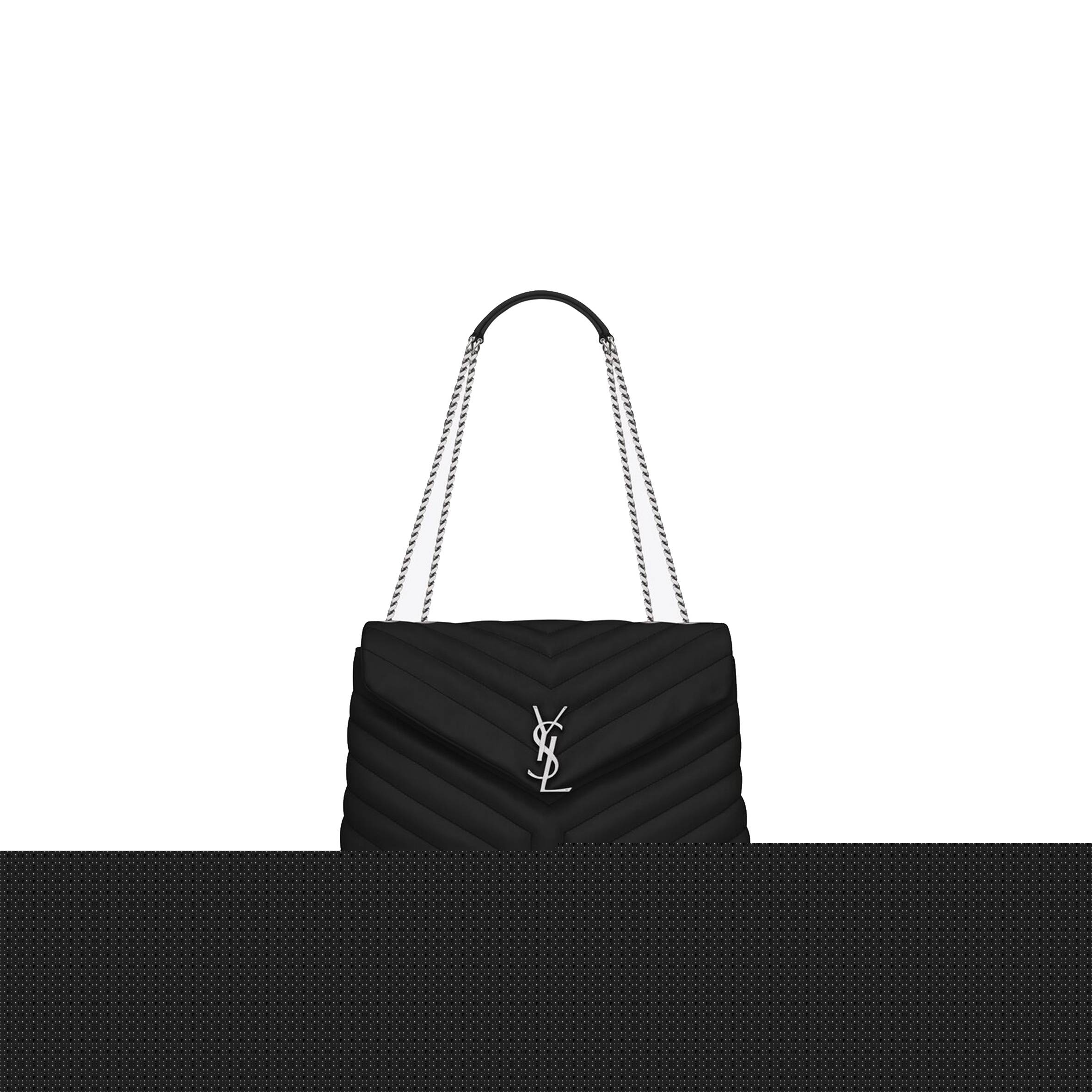 YSL LOULOU MEDIUM CHAIN BAG IN QUILTED LEATHER 574946DV7261000 (32*22*12cm)