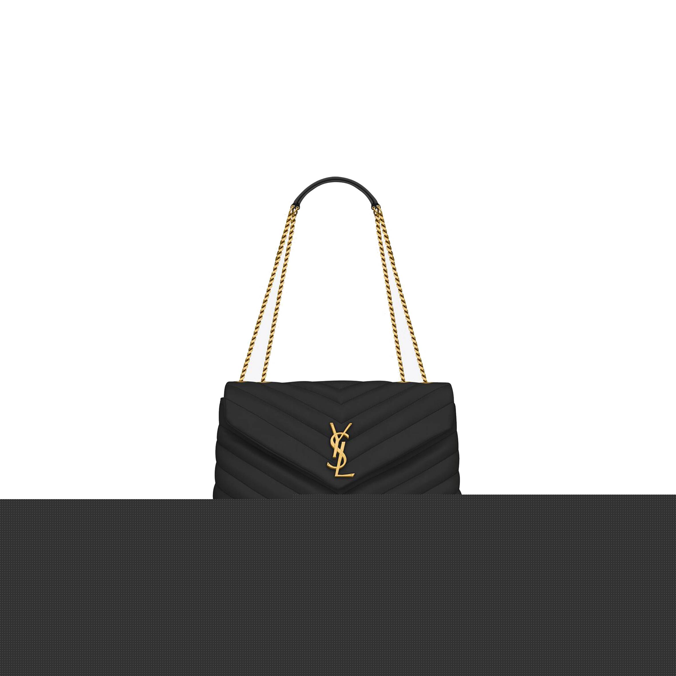 YSL LOULOU MEDIUM CHAIN BAG IN QUILTED LEATHER 574946DV7271000 (32*22*12cm)