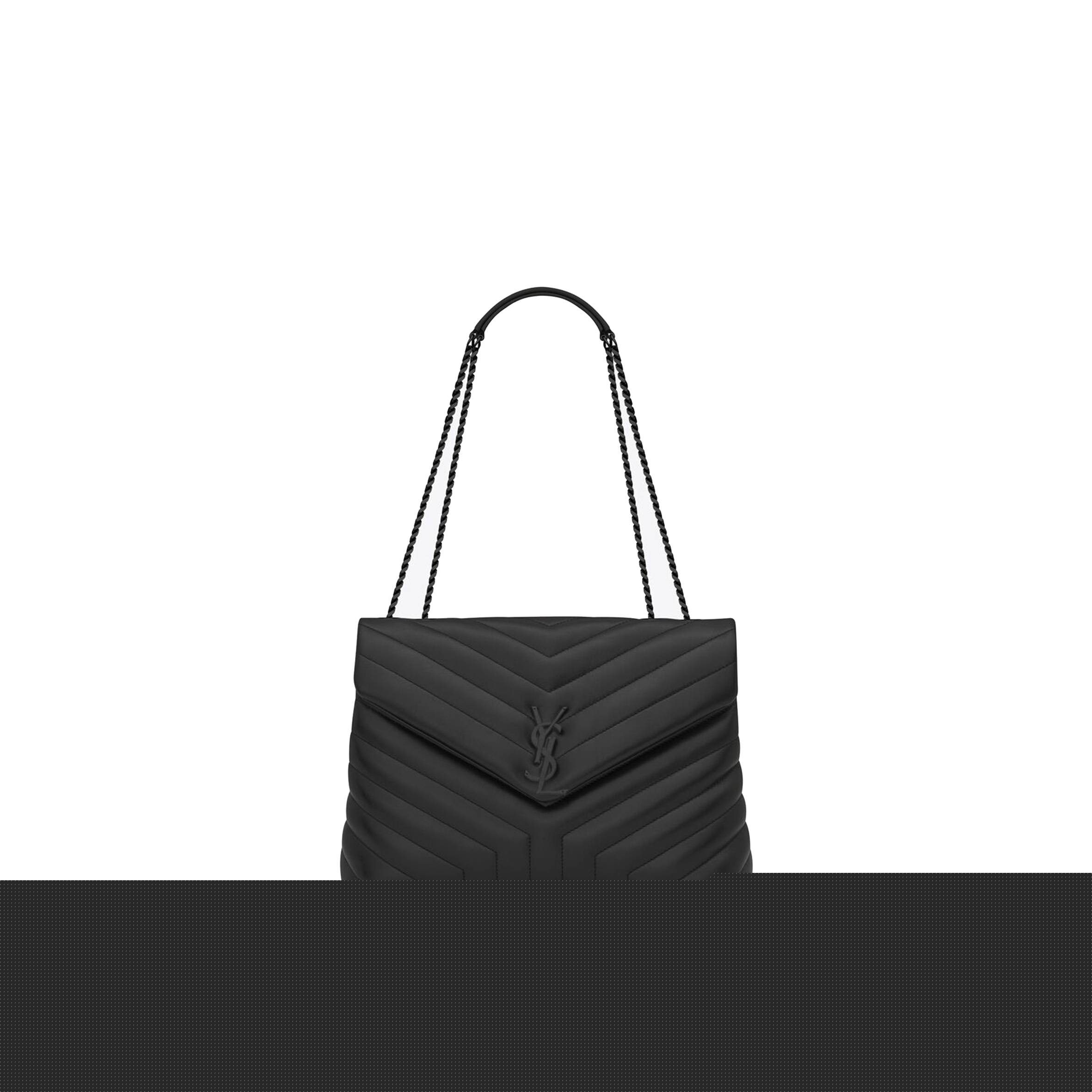 YSL LOULOU MEDIUM CHAIN BAG IN QUILTED LEATHER 574946DV7281000 (32*22*12cm)