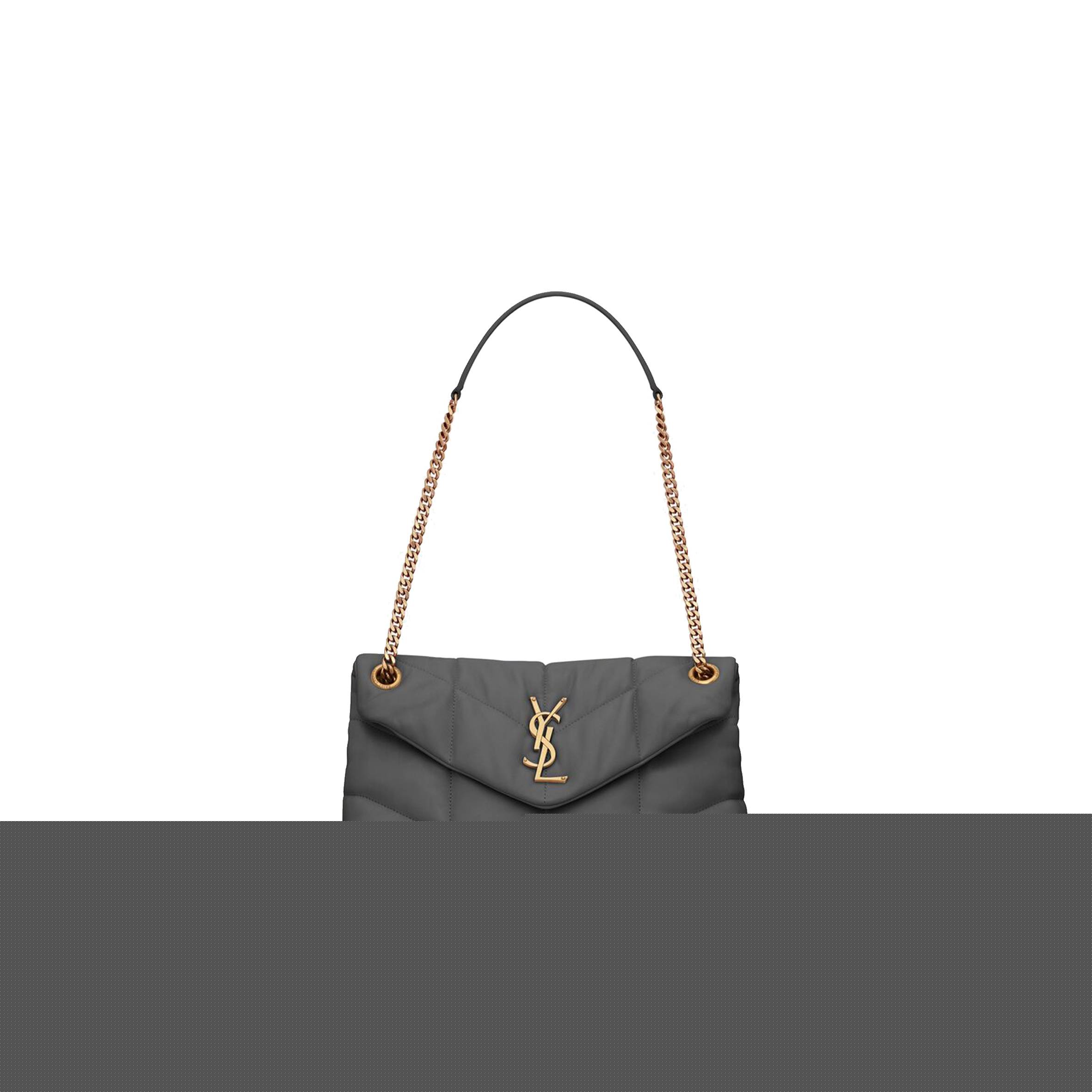 YSL PUFFER SMALL CHAIN BAG IN QUILTED LAMBSKIN 5774761EL071112 (29*17*11cm)