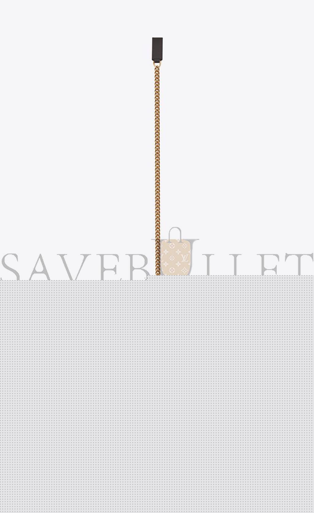 YSL ENVELOPE SMALL BAG IN MIX MATELASSÉ GRAIN DE POUDRE EMBOSSED LEATHER 600195BOW971112 (21*13*6cm)
