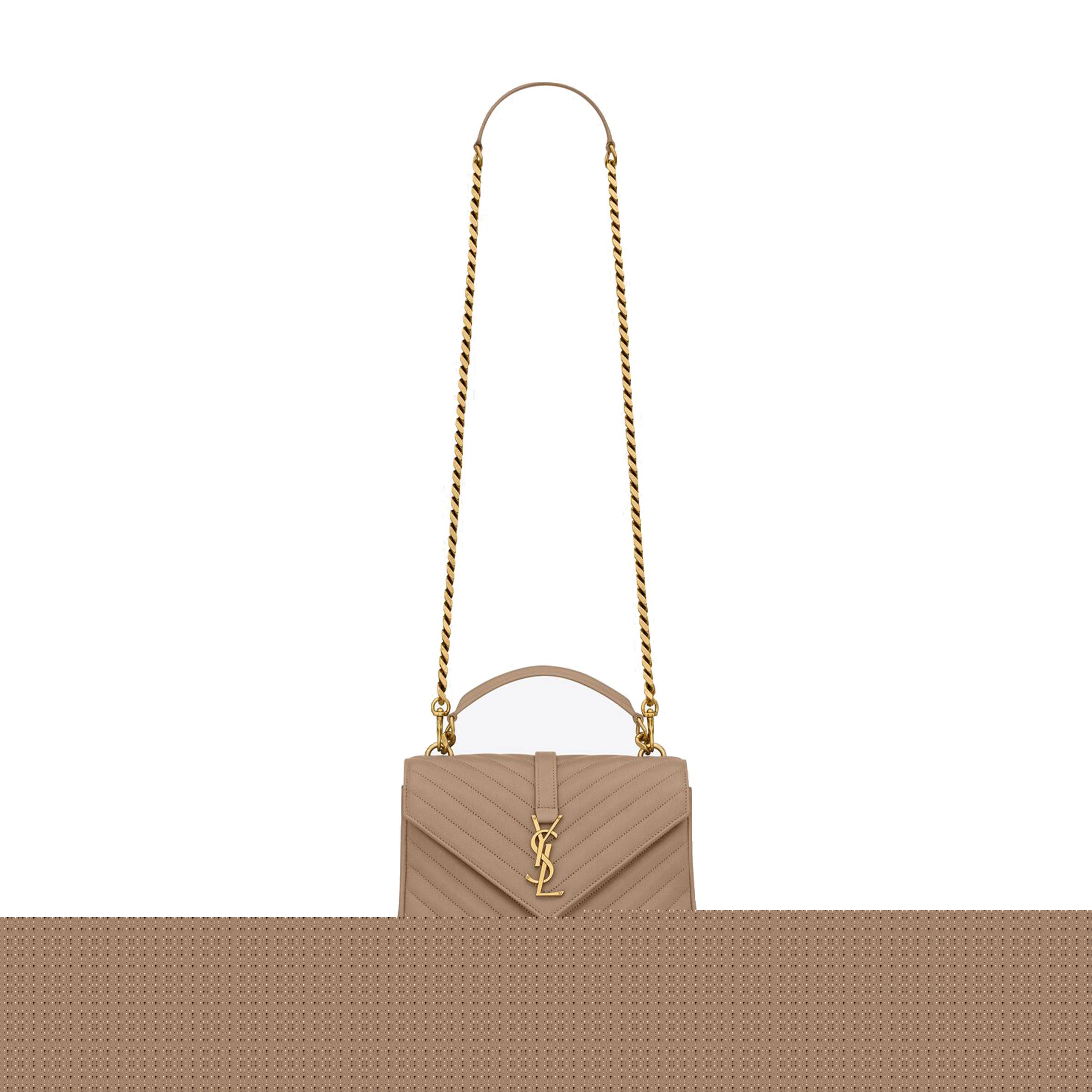 YSL COLLEGE MEDIUM IN QUILTED LEATHER 600279BRM072826 (24*17*6.5cm)