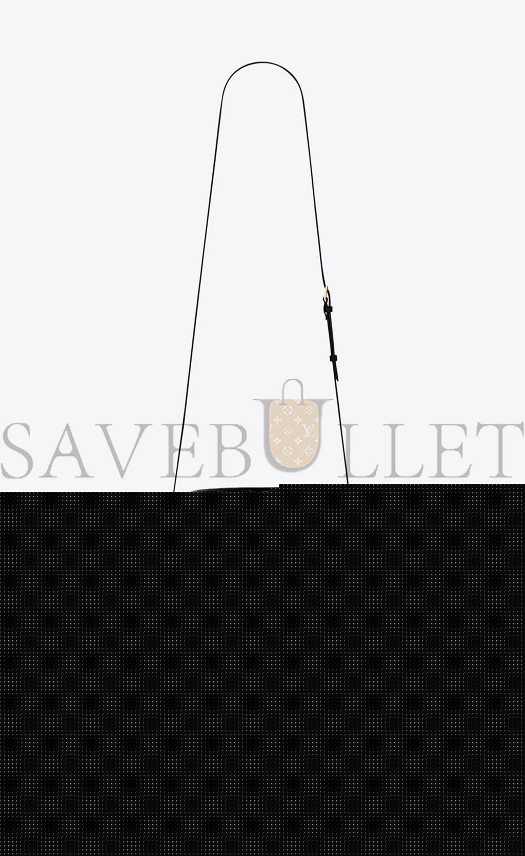 YSL LOU CAMERA BAG IN CROCODILE-EMBOSSED SHINY LEATHER 612542DND0W1000 (23*16*6cm)