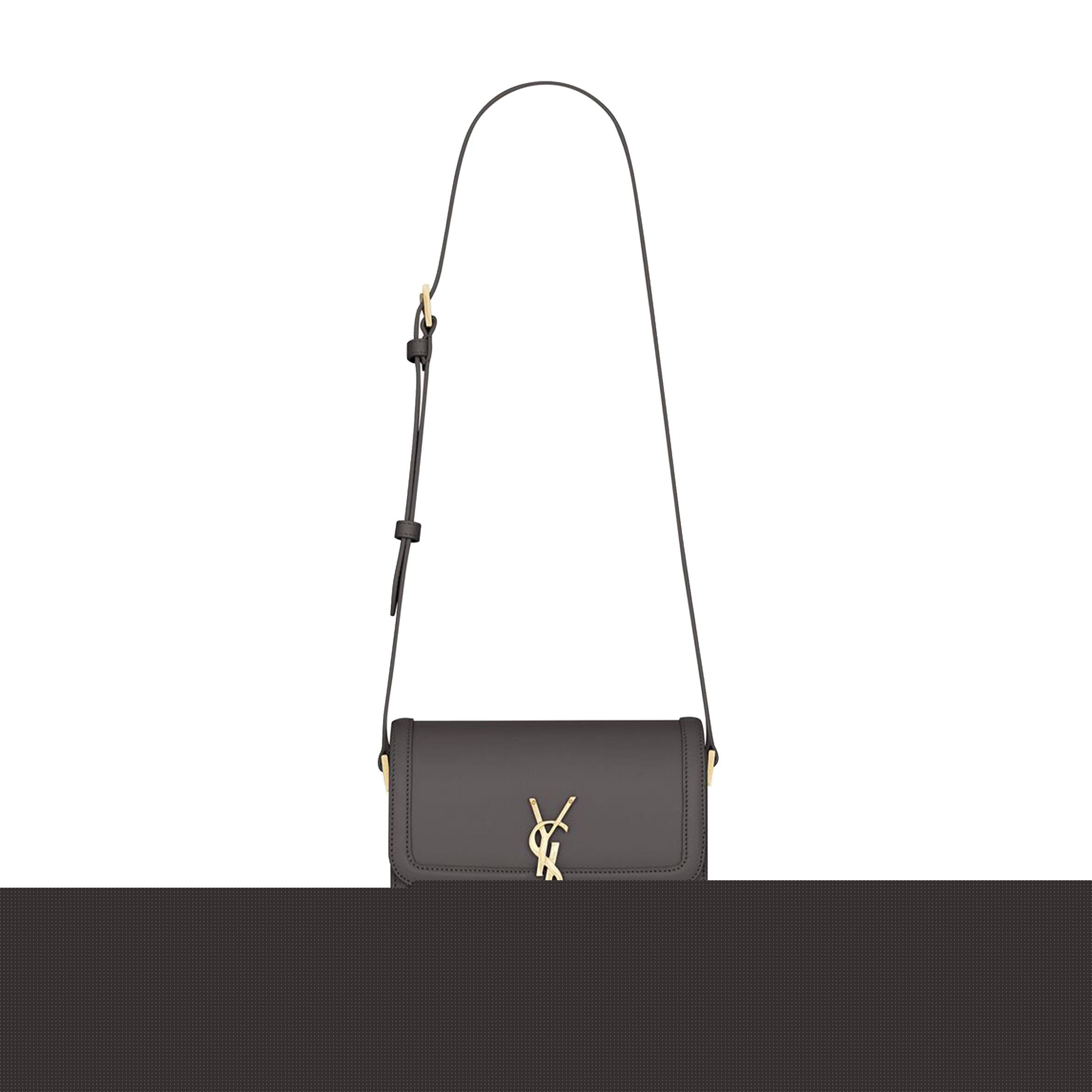 YSL SOLFERINO SMALL SATCHEL IN BOX SAINT LAURENT LEATHER 6343060SX0W1112 (19*13*5cm)