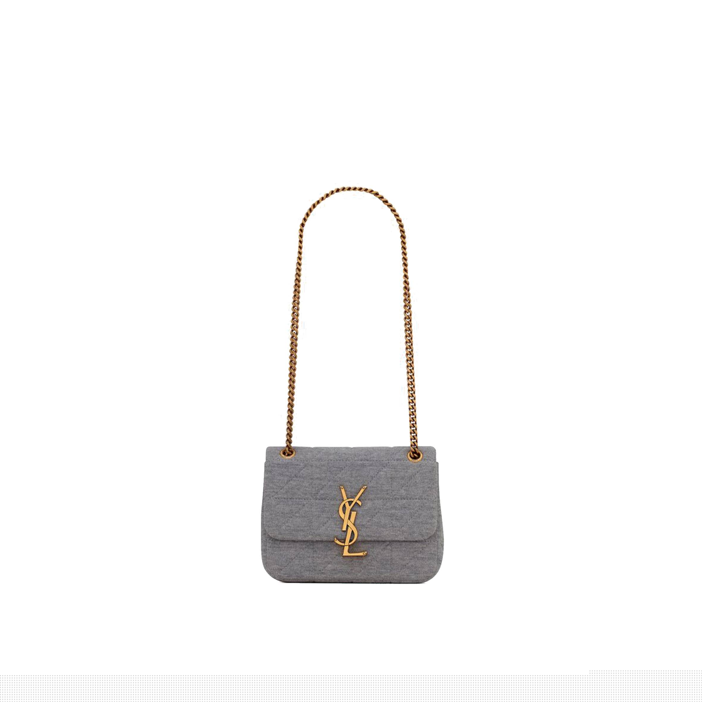 YSL JAMIE MINI CHAIN BAG IN JERSEY 6981622F9271407 (17.5*13*5cm)