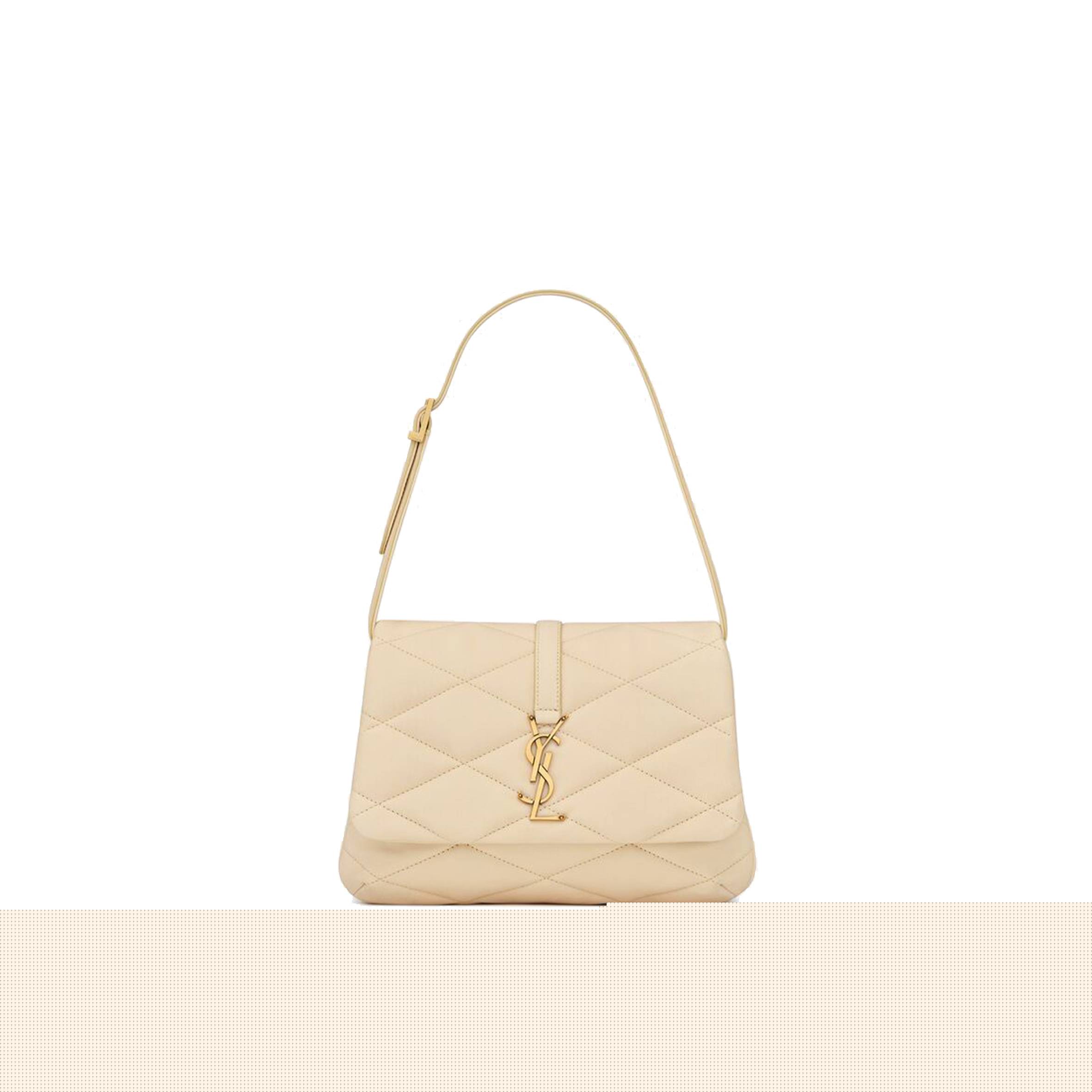 YSL LE 57 HOBO BAG IN QUILTED NUBUCK SUEDE 698567AABR89243 (24*18*5.5cm)