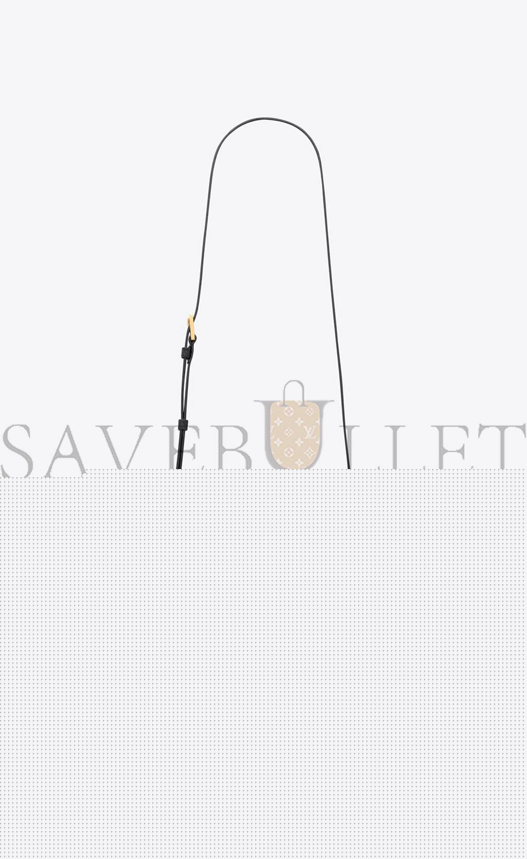 YSL JUNE BOX BAG IN CROCODILE-EMBOSSED LEATHER 728606AAAOH1000 (19*15*8cm)