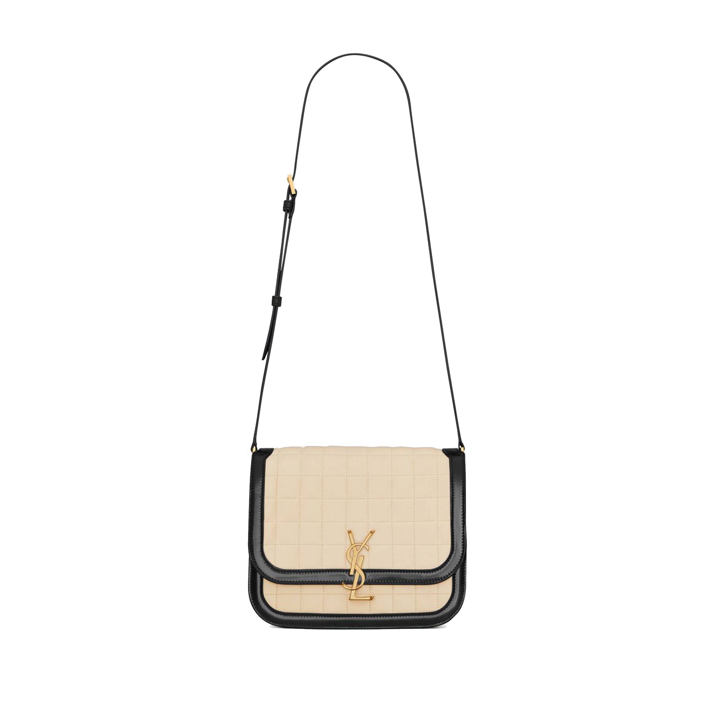 ysl solferino medium S*pple satchel in quilted nubuck suede 733704aabr99289 (22*16*4cm)