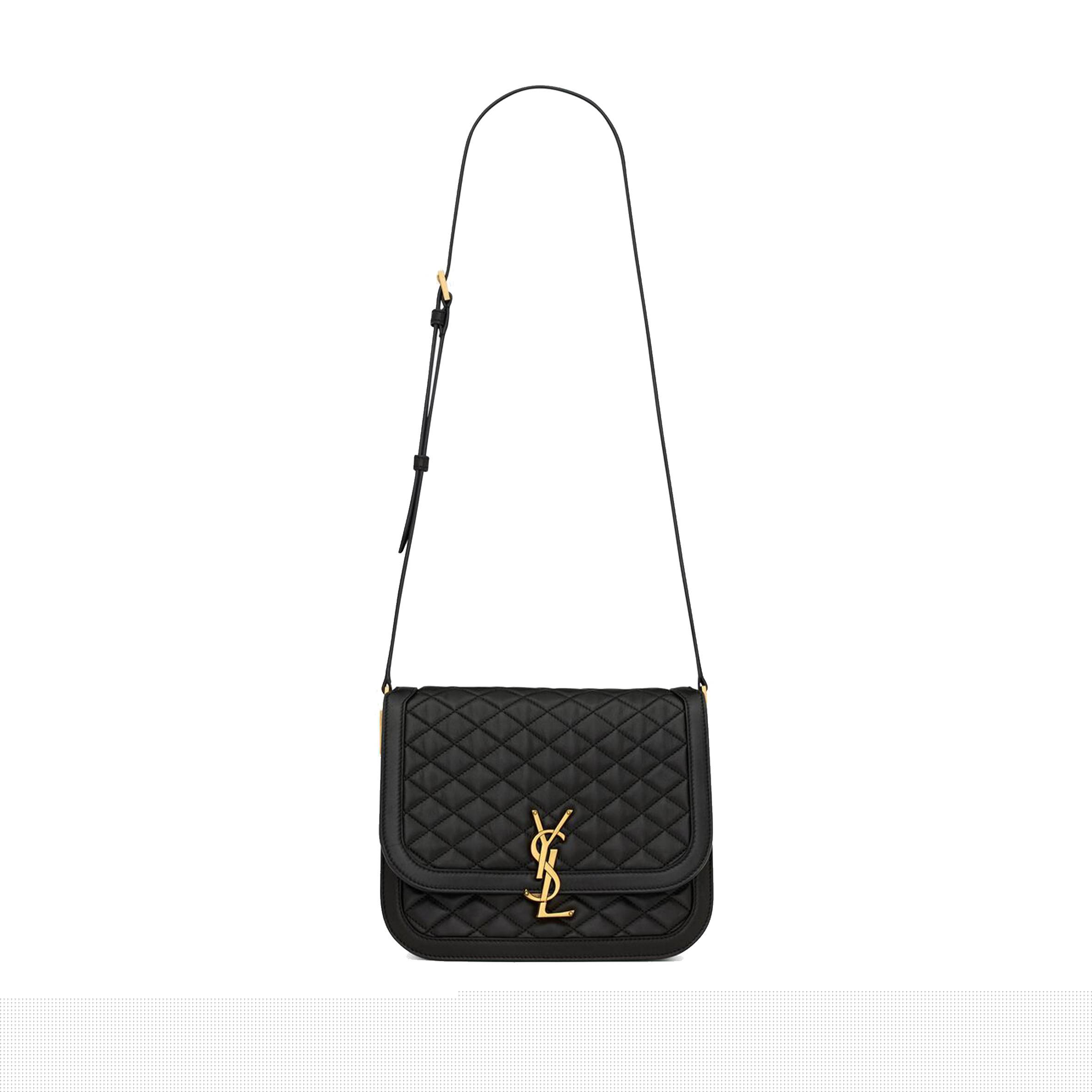ysl solferino medium S*pple satchel in quilted lambskin (22*18*4cm)