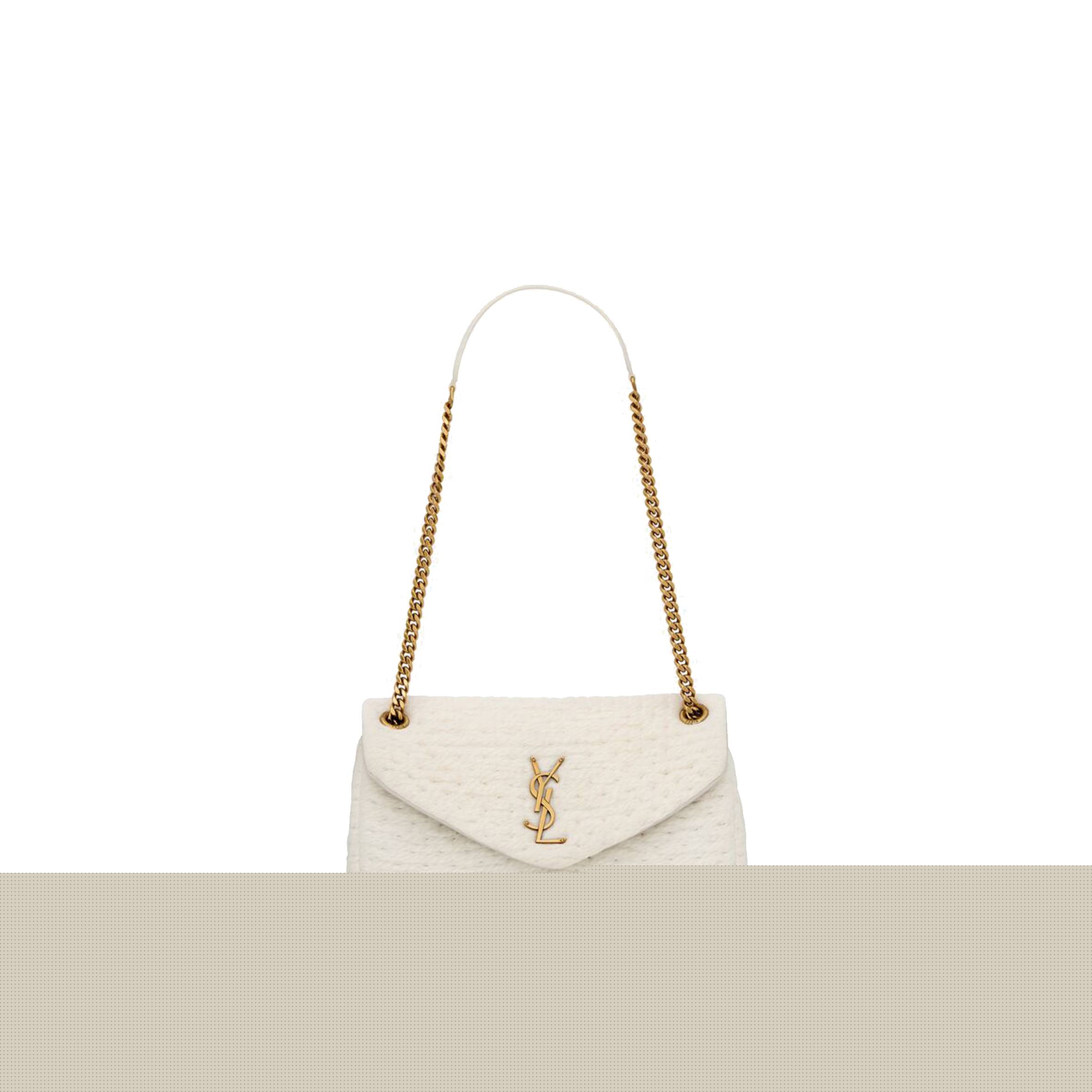 YSL CALYPSO IN ORGANZA AND LAMBSKIN 734153FABJ19288 (26*14*7cm)