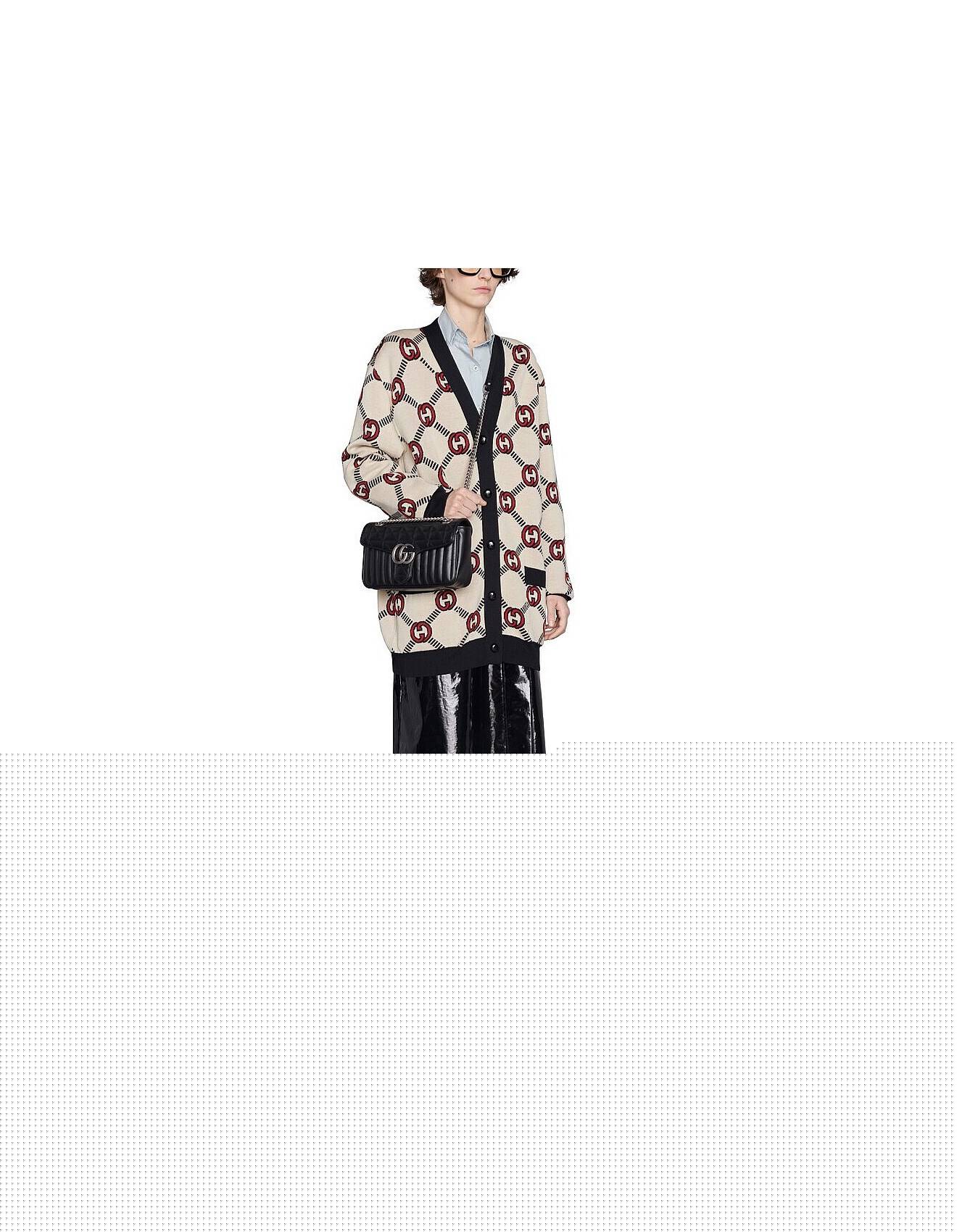 G*u*i gg marmont small shoulder bag 443497  (26*15*7cm)