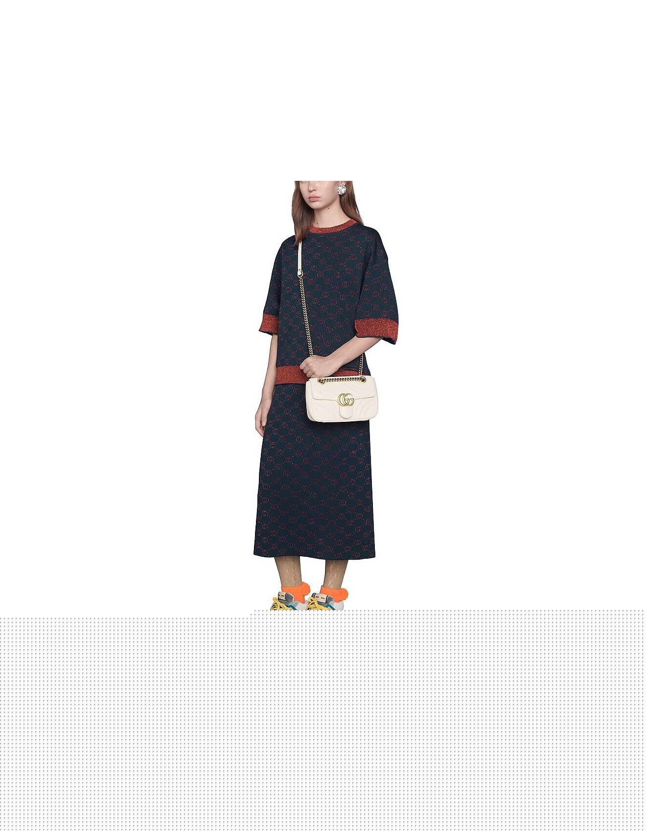 G*u*i gg marmont matelassÉ mini bag 446744  (23*14*6cm)